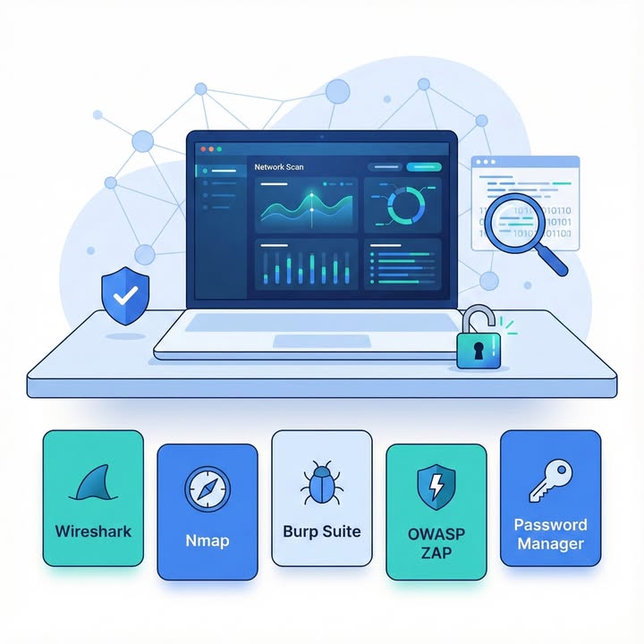 5 เครื่องมือ Cybersecurity สำหรับมือใหม่ที่เริ่มฝึกได้ทันที