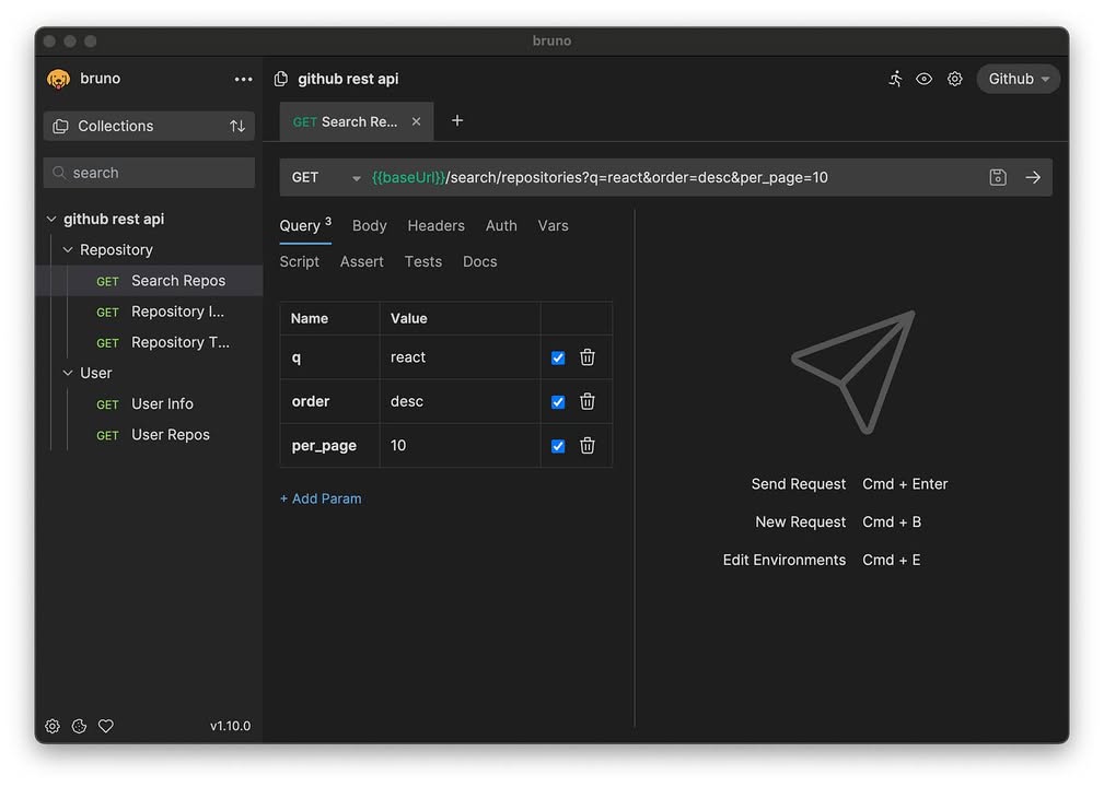 Bruno เครื่องมือทดสอบ API ที่เข้ากับ Git และการทำงานเป็นทีมอย่างลงตัว