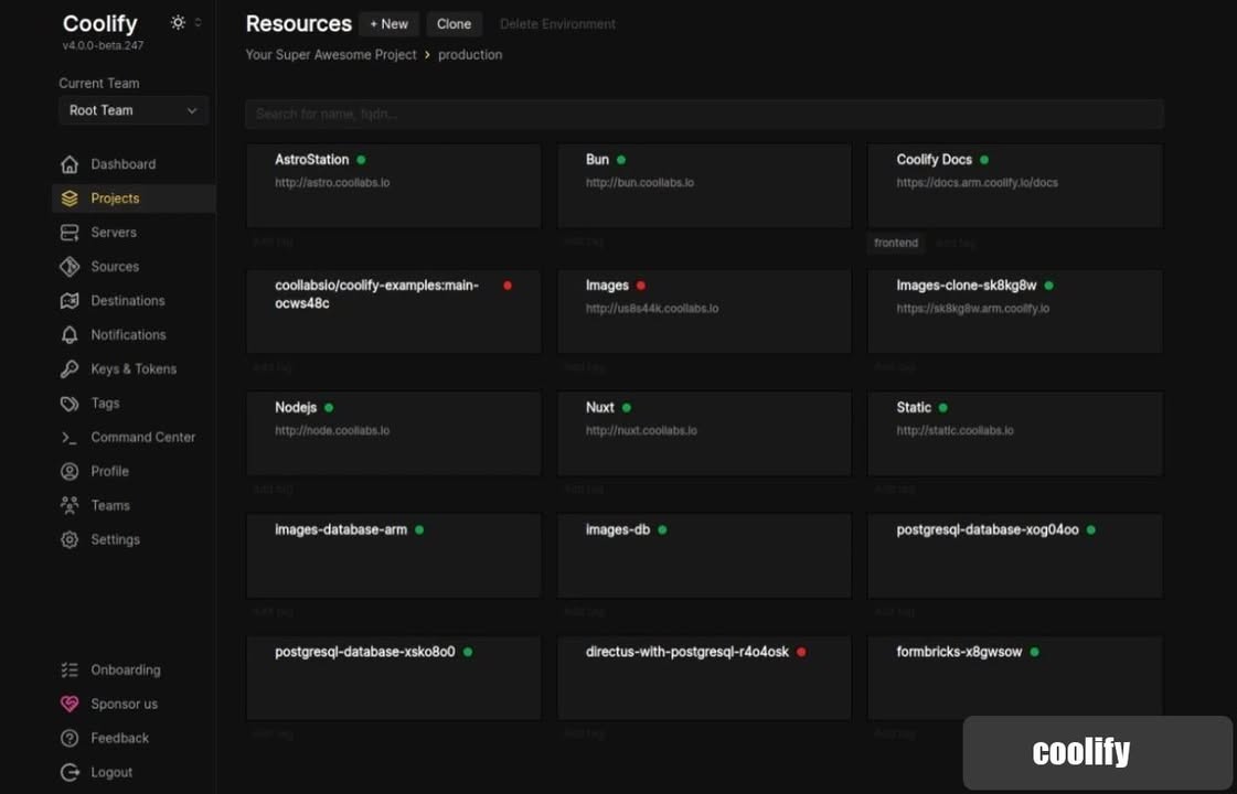 Coolify ตัวช่วยดีพลอยเว็บโอเพนซอร์สที่ทำให้การขึ้นโปรเจกต์ง่ายขึ้น
