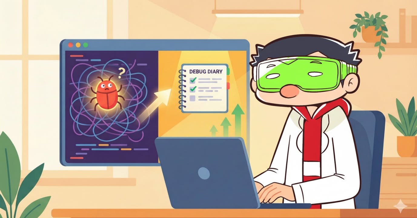 Debug Diary ทักษะลับที่ช่วยให้โปรแกรมเมอร์โตไวในวันละ 5 นาที