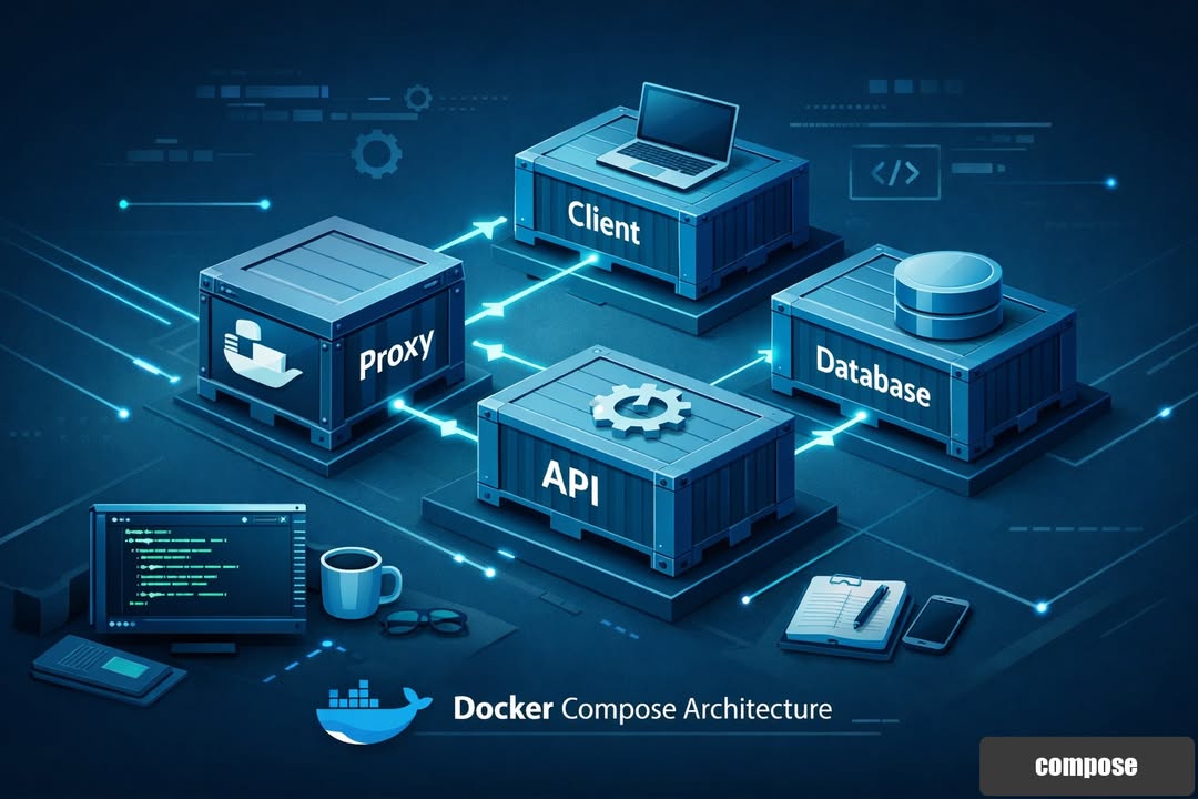 จัดการหลายคอนเทนเนอร์ให้เป็นระบบด้วย Docker Compose