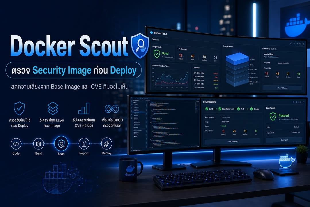 สแกนช่องโหว่ Docker Image ก่อน Deploy ด้วย Docker Scout