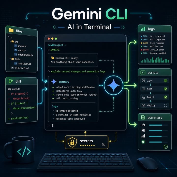 Gemini CLI เมื่อ AI เข้ามาอยู่ในโต๊ะทำงานของนักพัฒนา