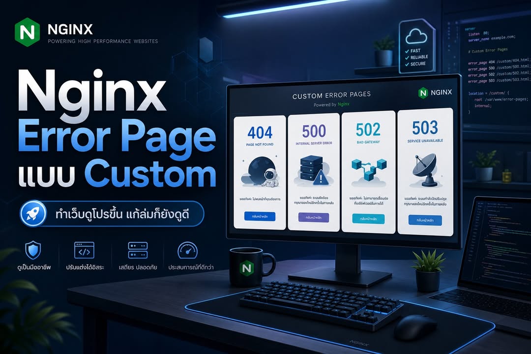 ทำ Custom Error Page บน Nginx ให้เว็บดูโปรและใช้งานได้ดีขึ้น