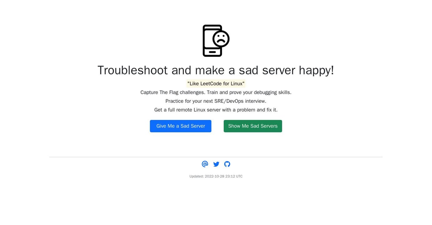 SadServers: เว็บฝึกแก้ปัญหา Linux จากสถานการณ์จริงแบบลงมือทำ
