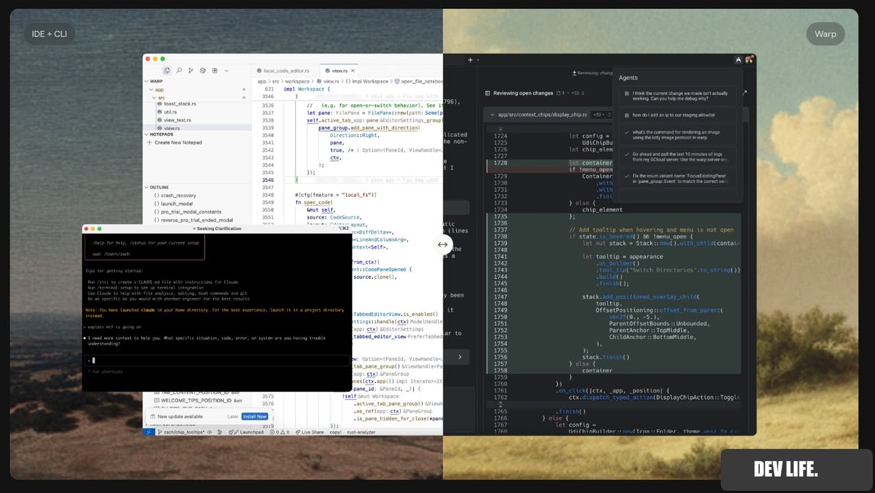 Warp.dev คือ Terminal คู่ใจที่ช่วยให้งานสายโค้ดลื่นขึ้น ไม่ใช่ตัวแทน VS Code